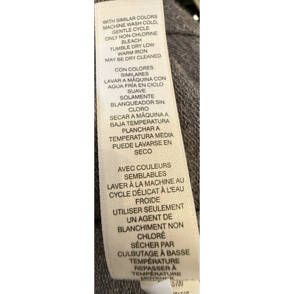 Chico’s Weekends Gray Tunic Top 2 (XL) Soft Modal Blend Cozy Fall Minimalist - Picture 8 of 11